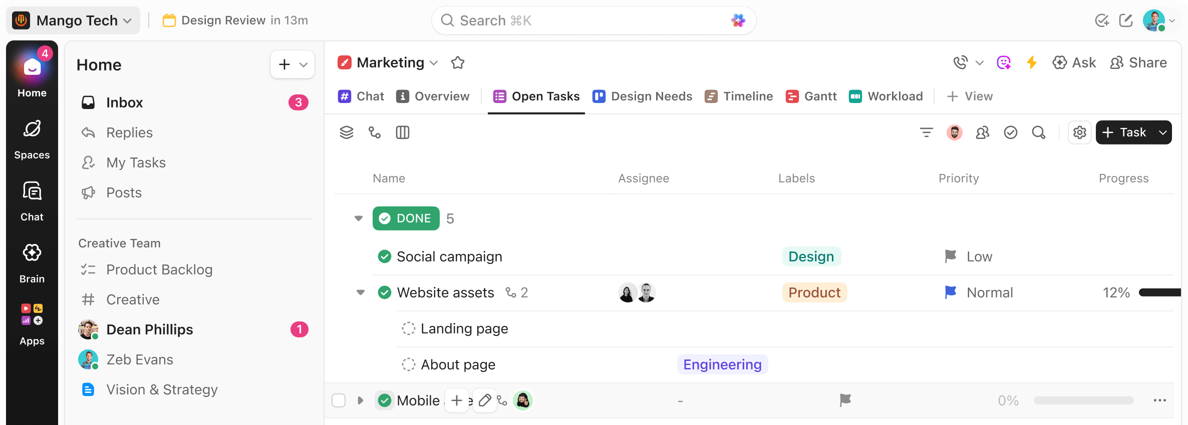ClickUp 4.0 desktop app